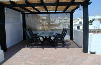 Terrace dining area